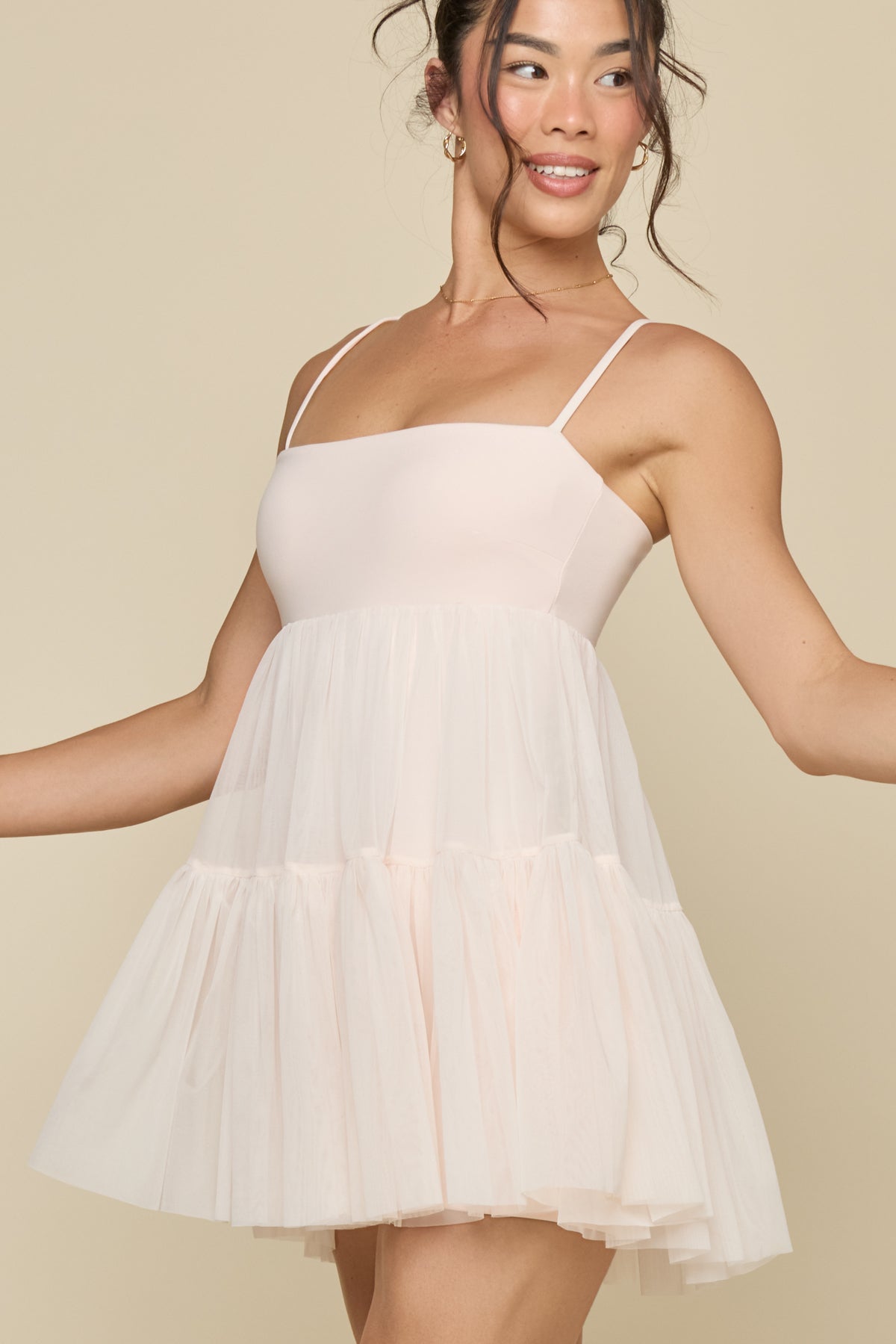 Pirouette Babydoll Dress - Tutu Pink