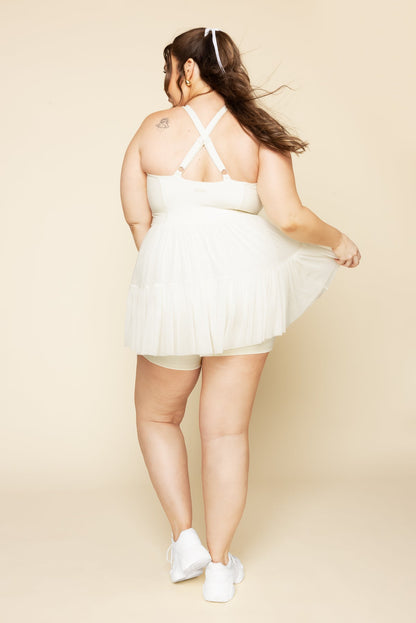 Corset Pirouette Dress - Ivory
