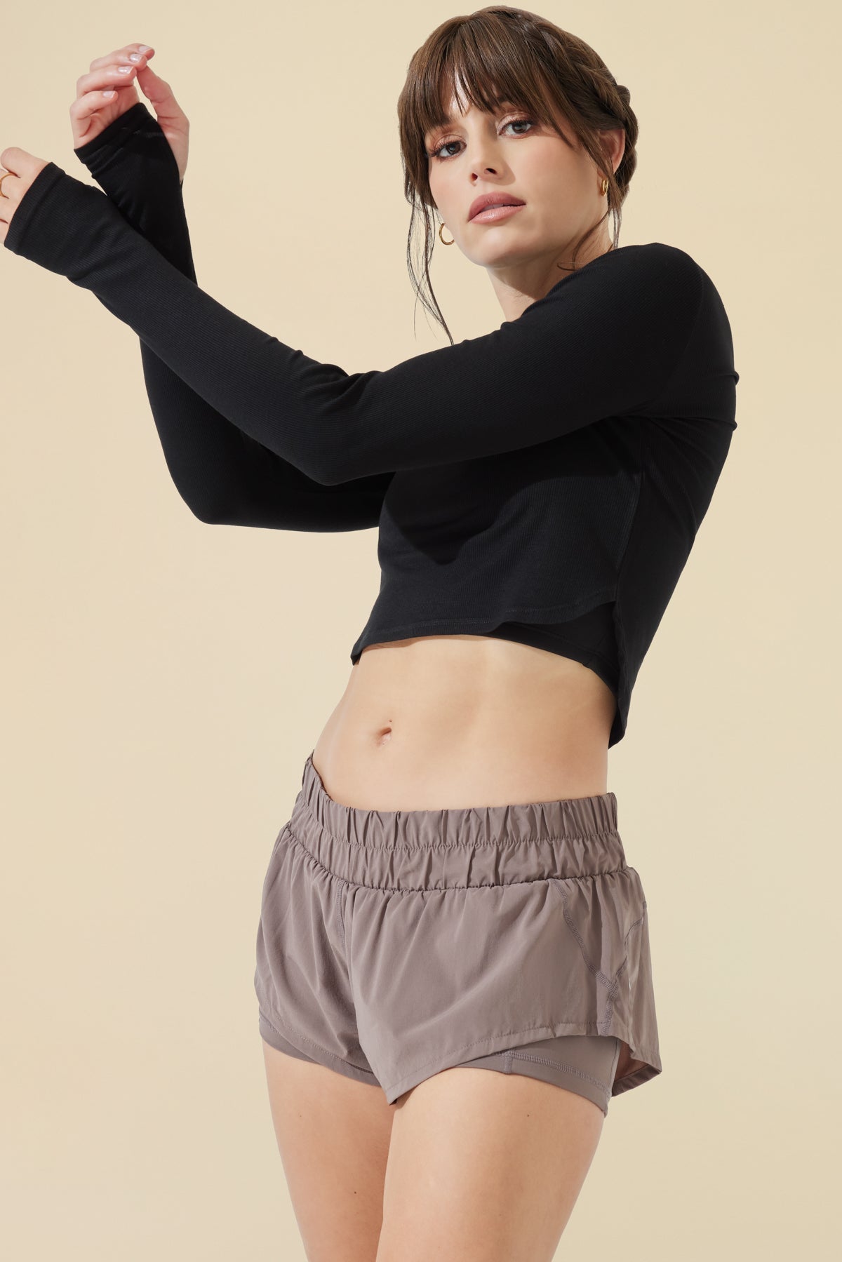 Refine Long Sleeve Top - Black