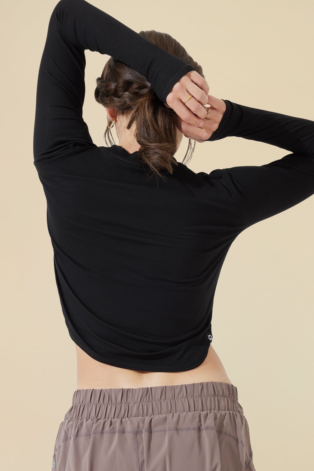 Refine Long Sleeve Top - Black