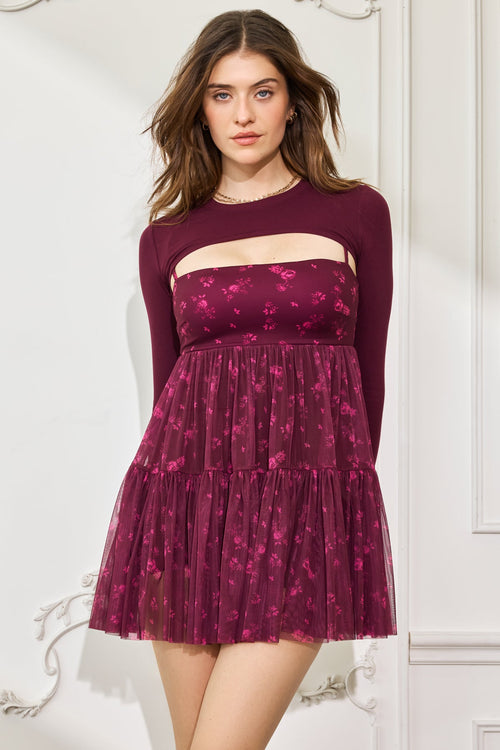 Pirouette Babydoll Dress - Fleur d'amour
