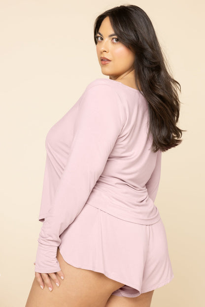 Ready for Bed Short - Pink Dusk