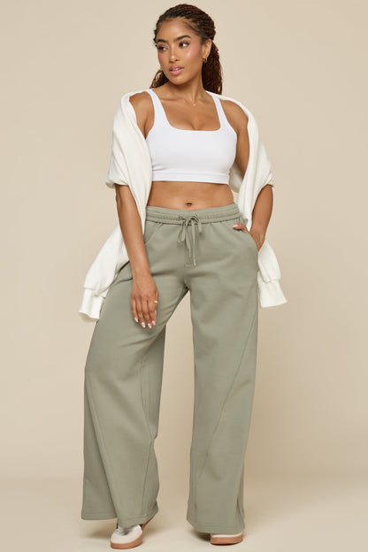 Superwide Sweatpant - Light Sage