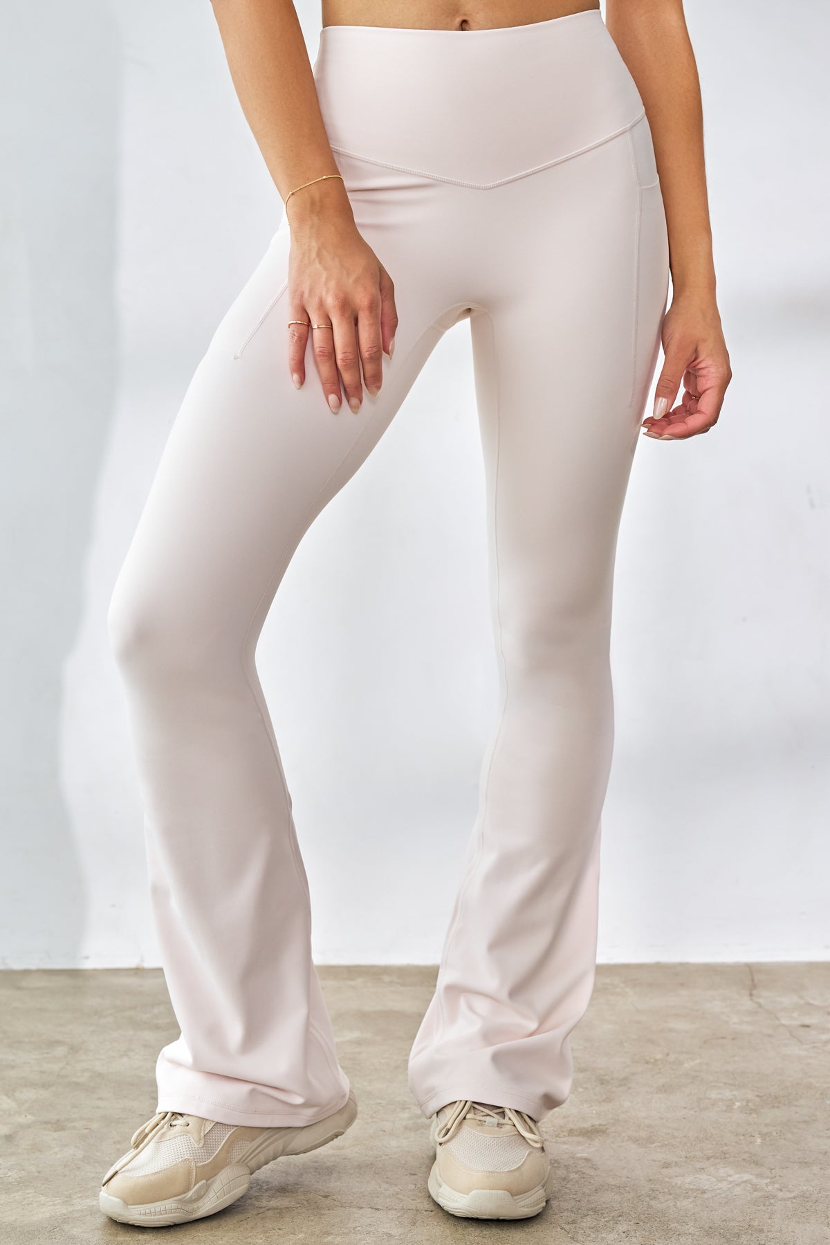Supersculpt™ Flared Legging with Pockets - Tutu Pink