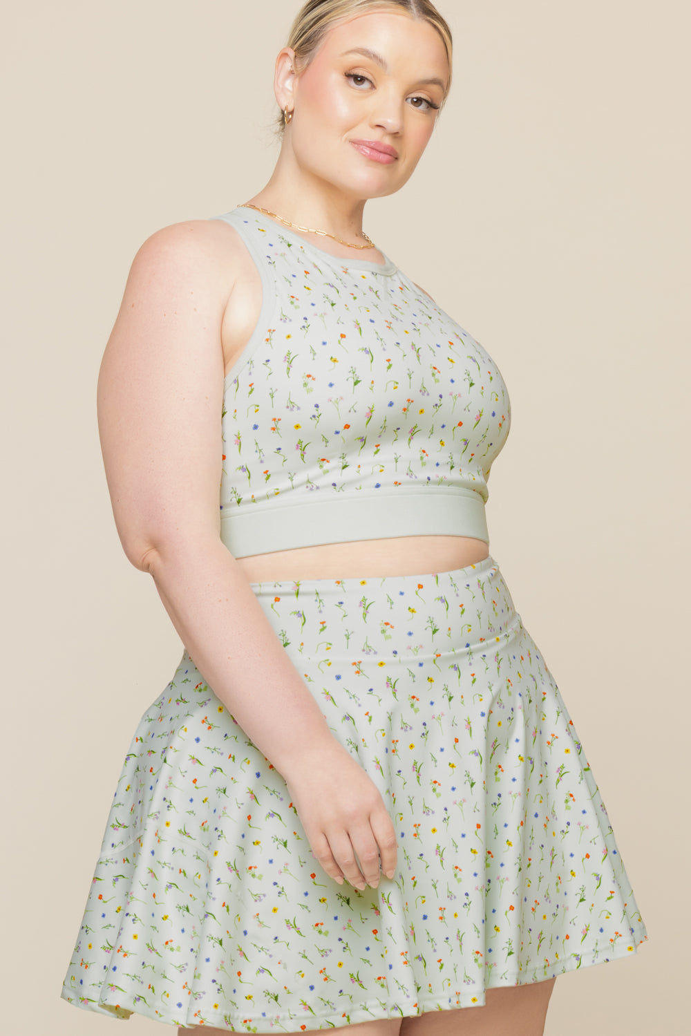 Sweat Sesh Crop Top - Meadow