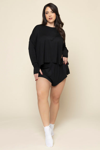 The Perfect Long Sleeve Top - Black