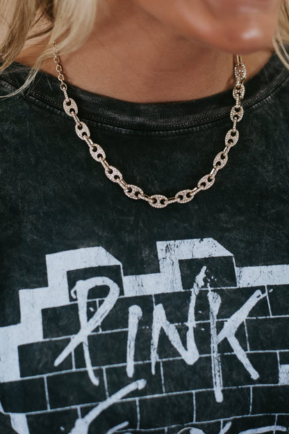Chain Link Necklace, Gold