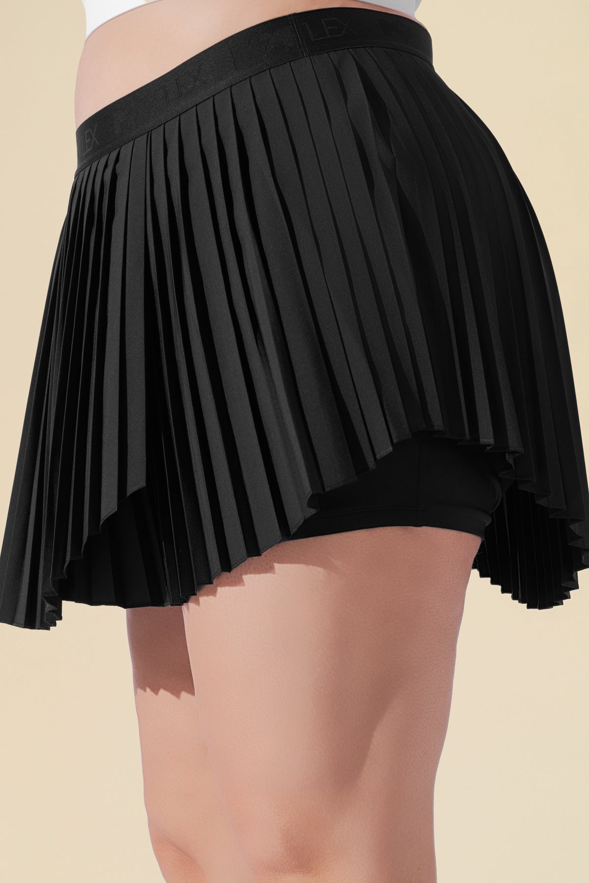 Ace ‘em Pleated Skort - Black