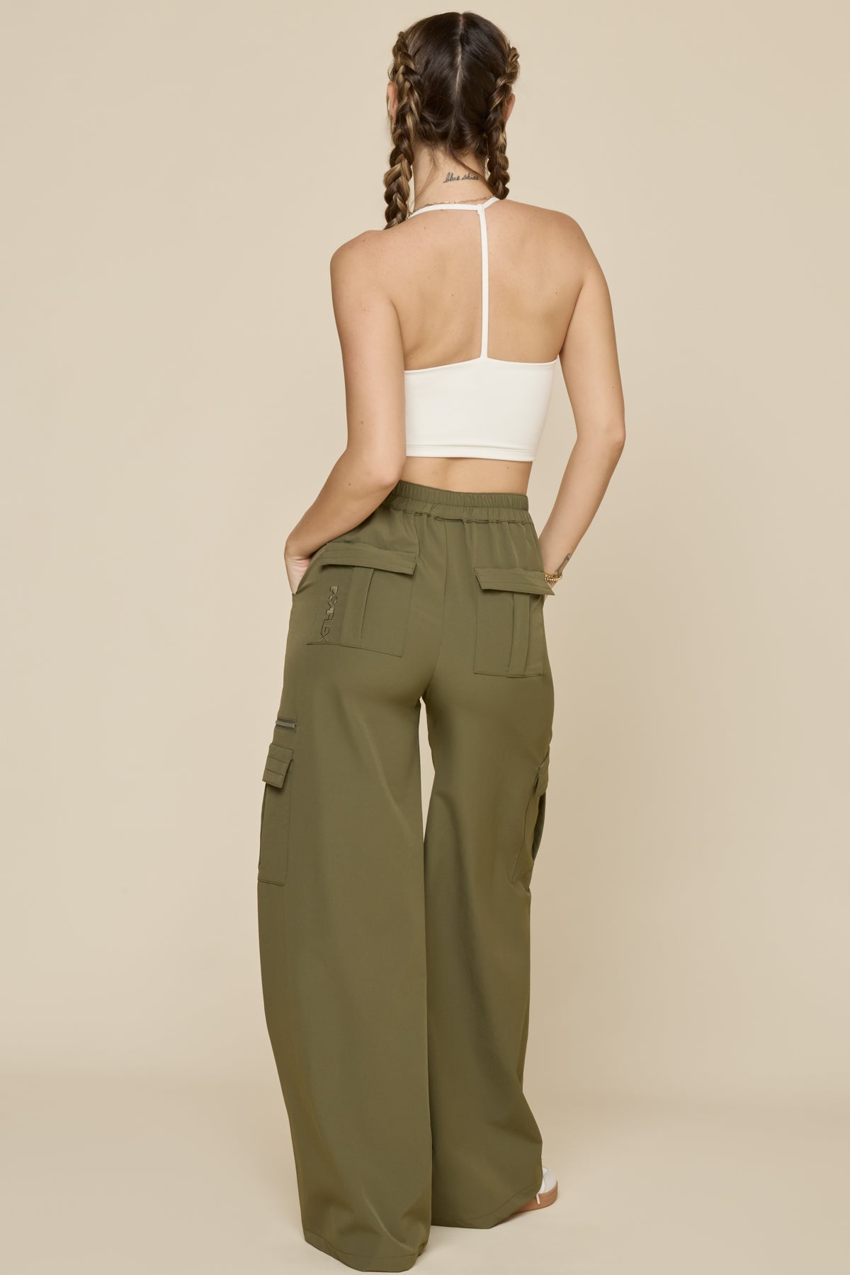Y2K Cargo Pant - Dark Olive