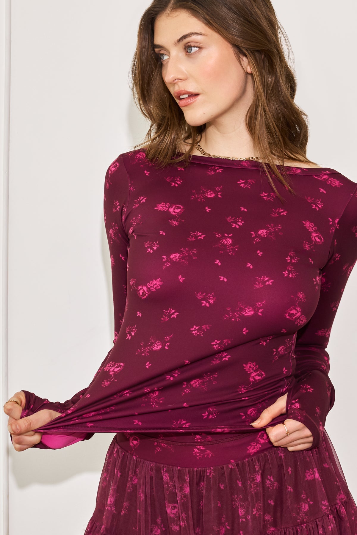 Your Favorite Reversible Long Sleeve Top - Fleur d'amour