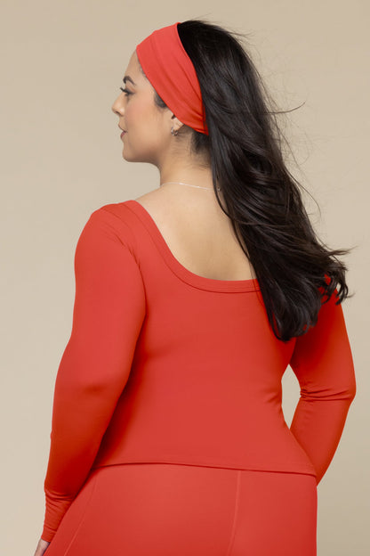 Your Favorite Reversible Long Sleeve Top - Cayenne