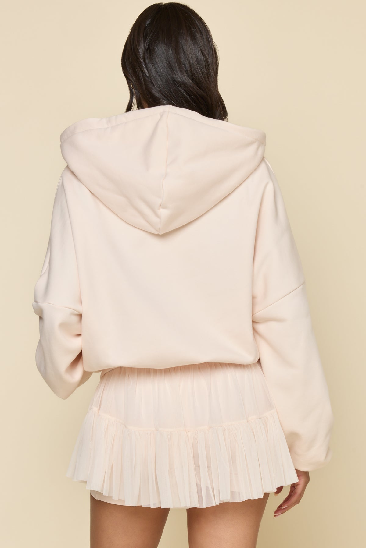 Zip Cloud Hoodie - Tutu Pink