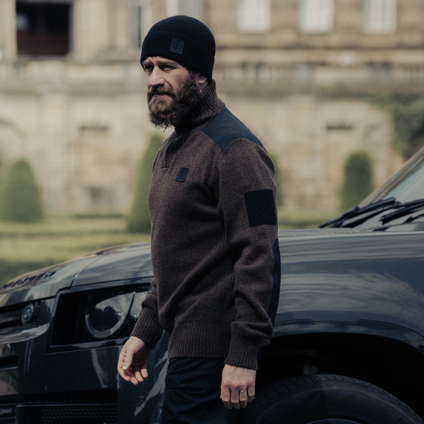 HERITECH FUNNEL NECK JUMPER