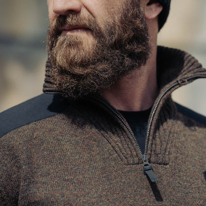 HERITECH FUNNEL NECK JUMPER