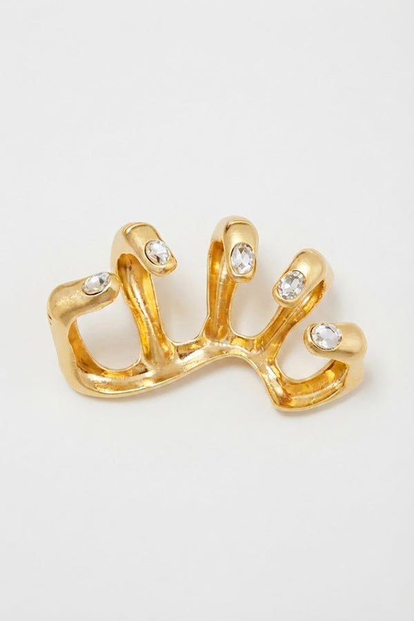 Rhinestone-studded Handheld Stress-relief Ring