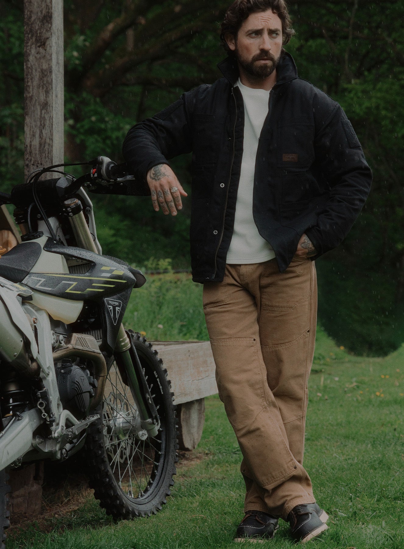 DISSIDENT CANVAS TROUSERS