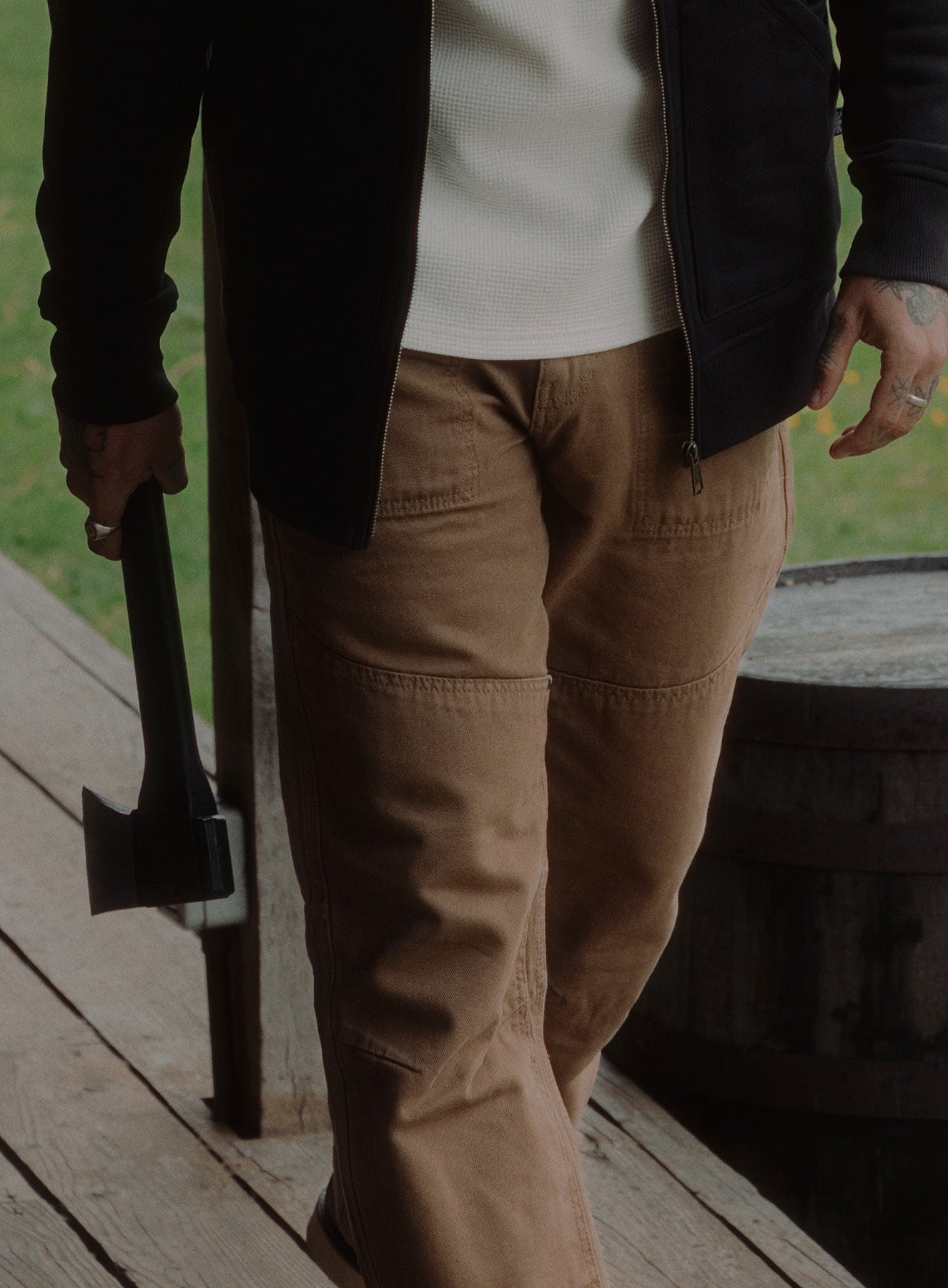 DISSIDENT CANVAS TROUSERS