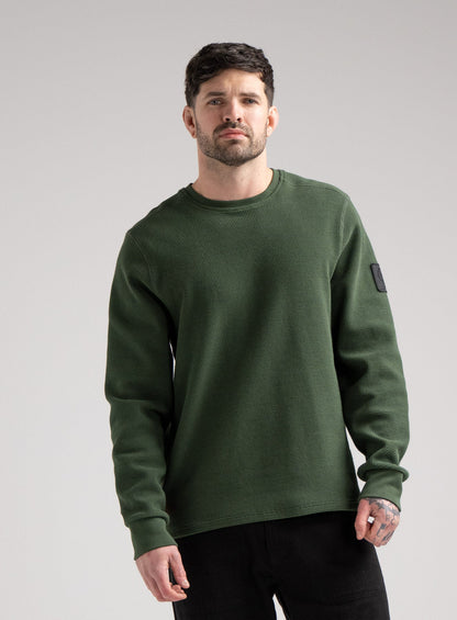DISSIDENT WAFFLE LONG SLEEVE T-SHIRT