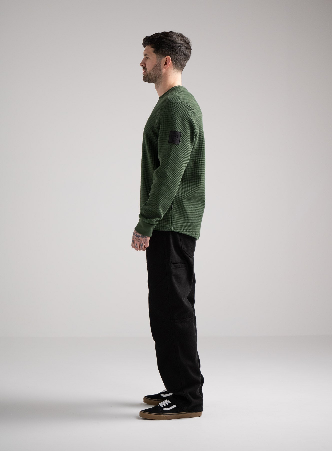 DISSIDENT WAFFLE LONG SLEEVE T-SHIRT