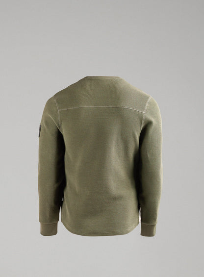 DISSIDENT WAFFLE LONG SLEEVE T-SHIRT