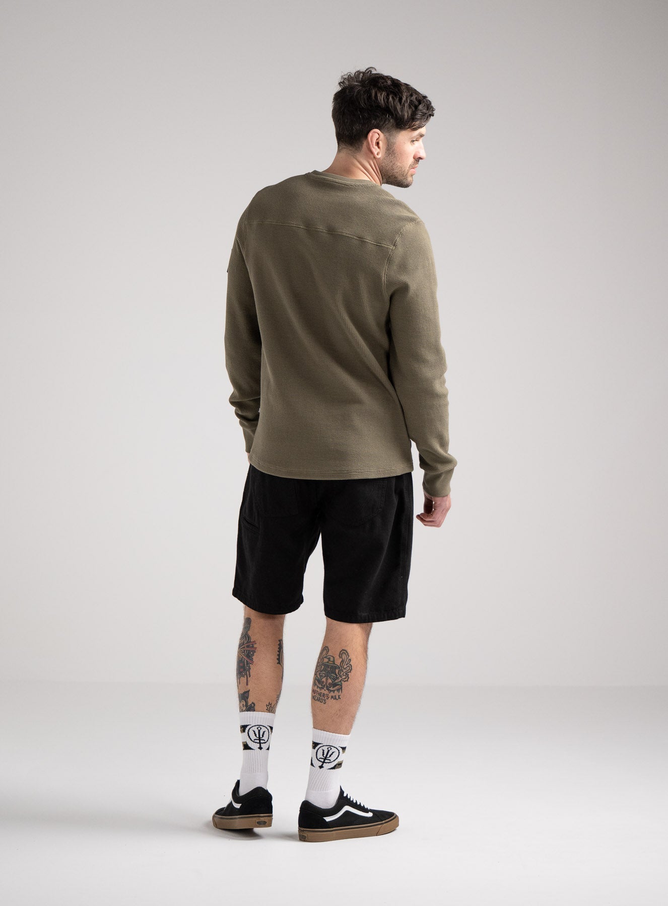 DISSIDENT WAFFLE LONG SLEEVE T-SHIRT