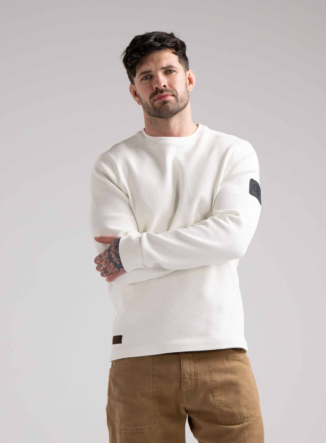 DISSIDENT WAFFLE LONG SLEEVE T-SHIRT