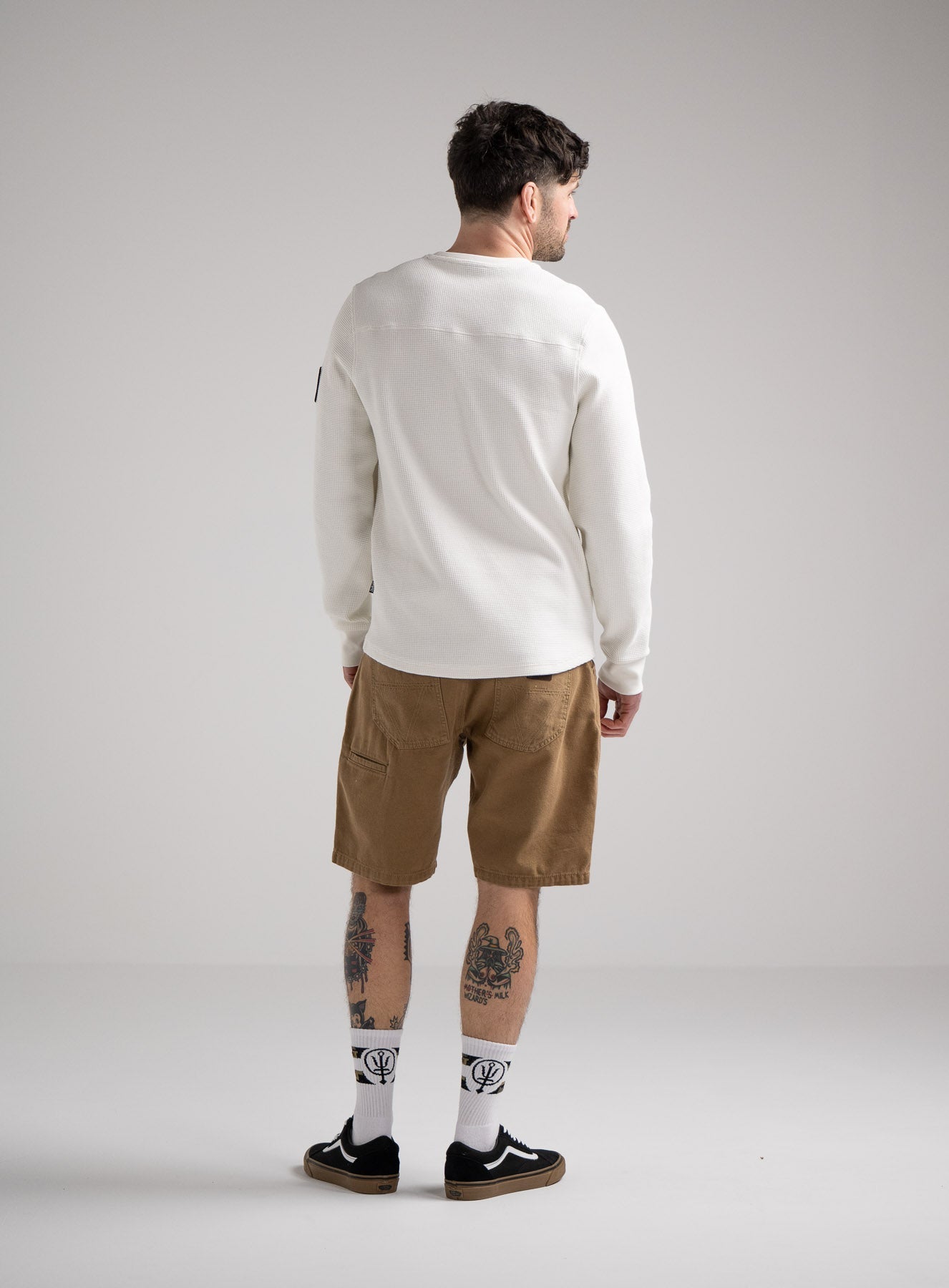 DISSIDENT WAFFLE LONG SLEEVE T-SHIRT