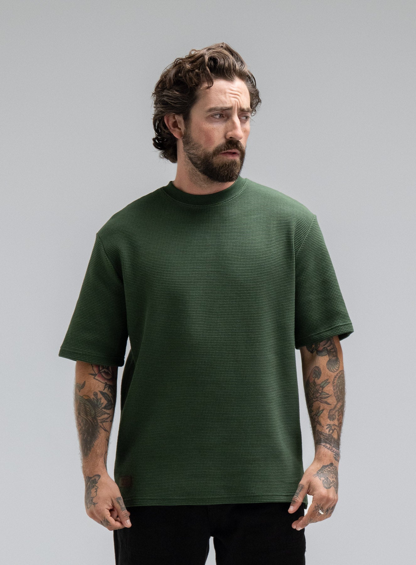 DISSIDENT WAFFLE SHORT SLEEVE T-SHIRT