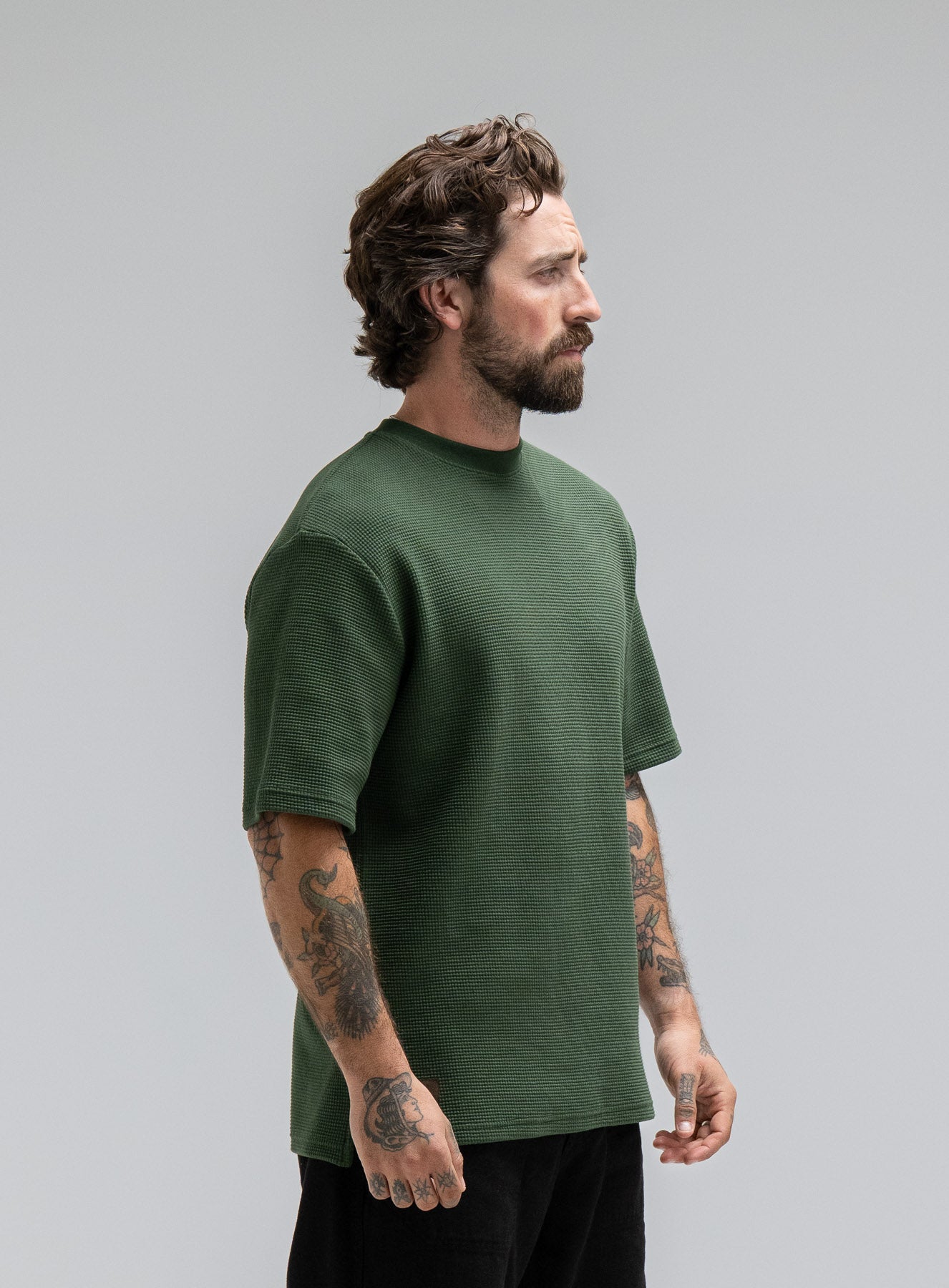 DISSIDENT WAFFLE SHORT SLEEVE T-SHIRT