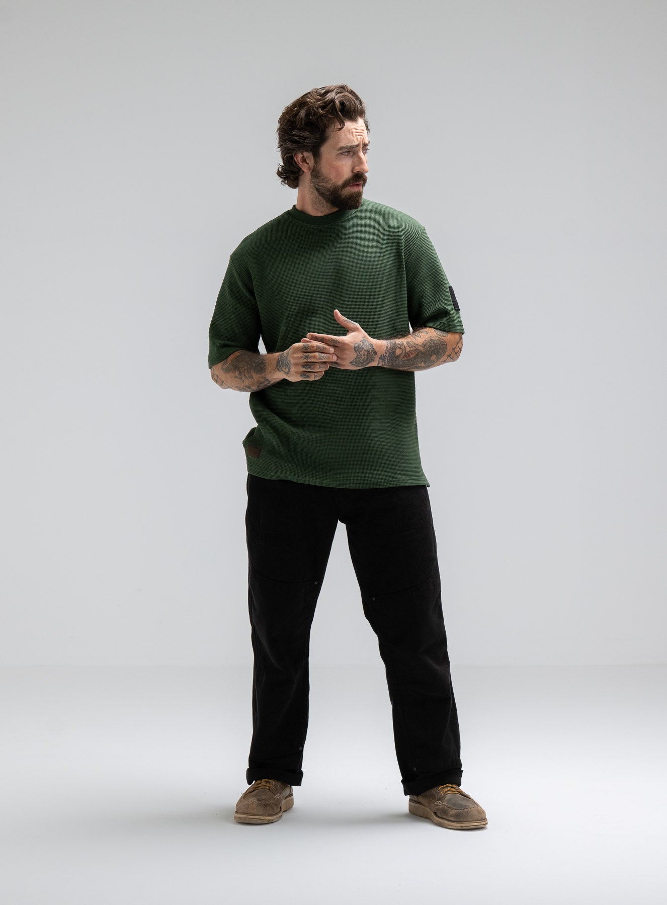 DISSIDENT WAFFLE SHORT SLEEVE T-SHIRT