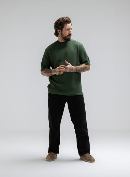 DISSIDENT WAFFLE SHORT SLEEVE T-SHIRT