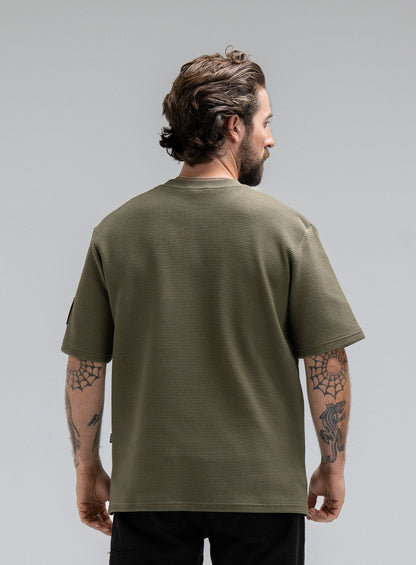 DISSIDENT WAFFLE SHORT SLEEVE T-SHIRT