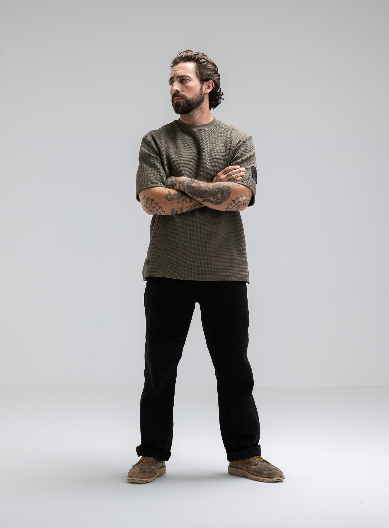 DISSIDENT WAFFLE SHORT SLEEVE T-SHIRT