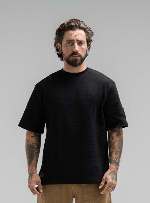 DISSIDENT WAFFLE SHORT SLEEVE T-SHIRT