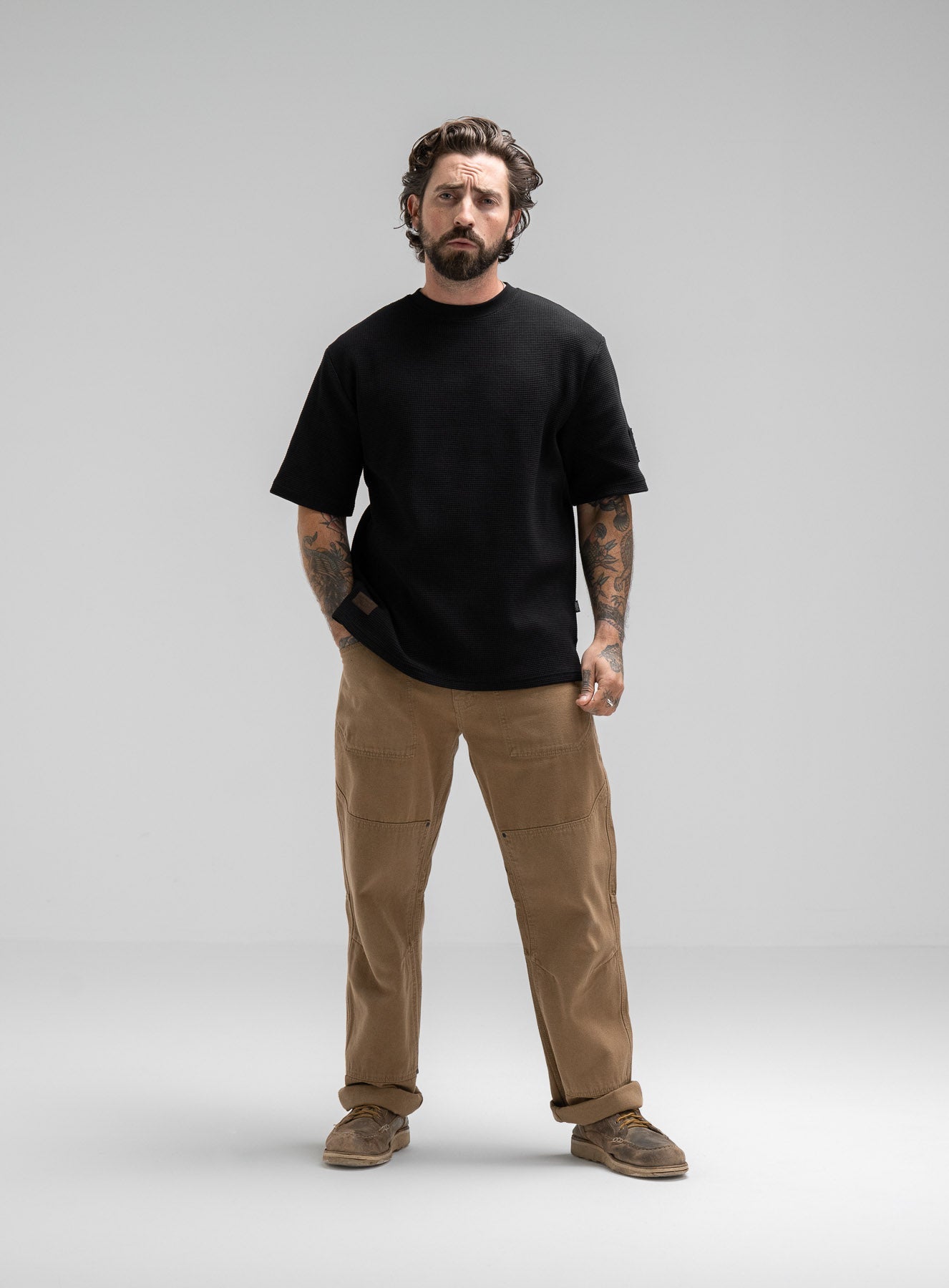 DISSIDENT WAFFLE SHORT SLEEVE T-SHIRT