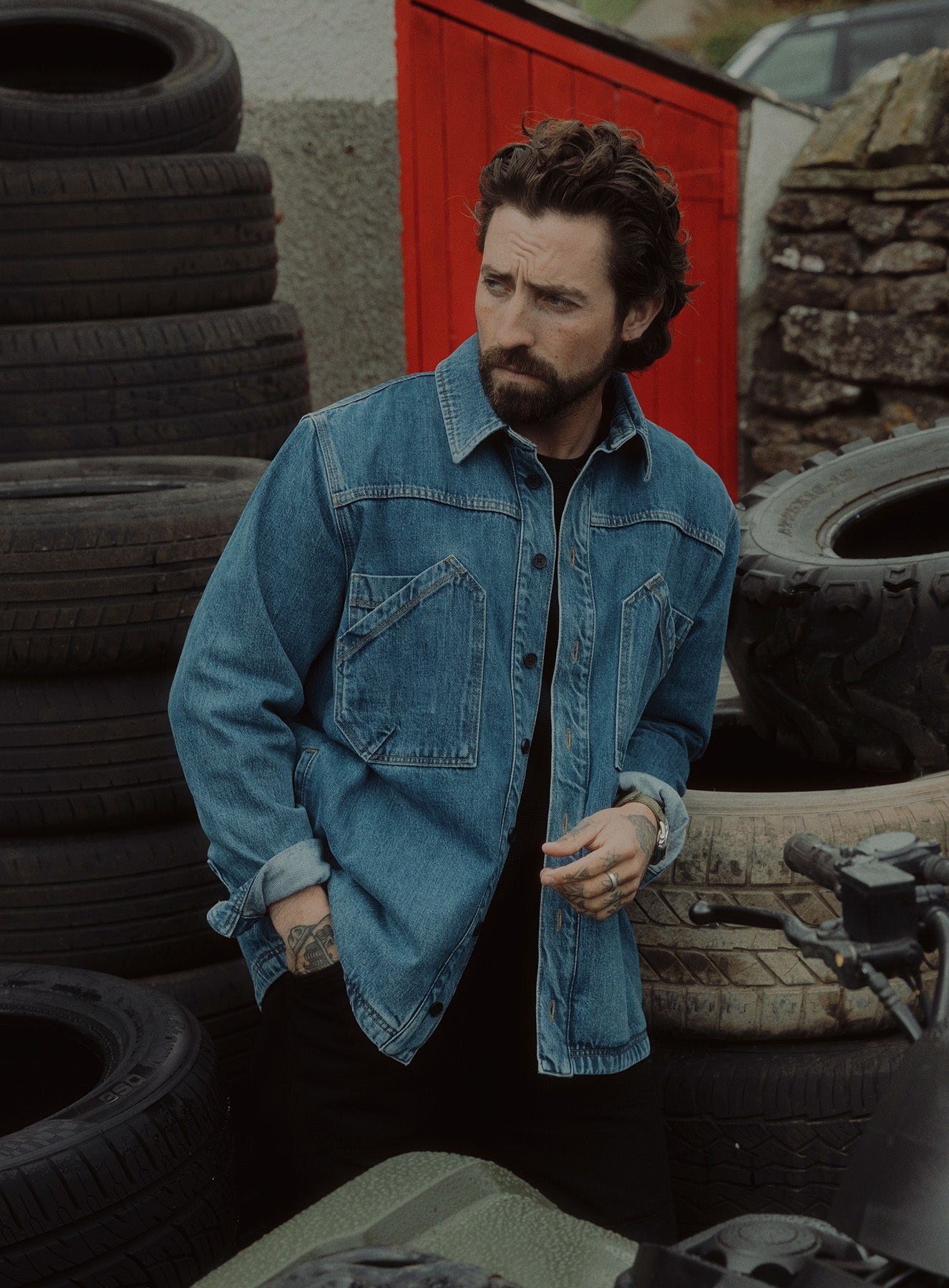 DISSIDENT DENIM OVERSHIRT