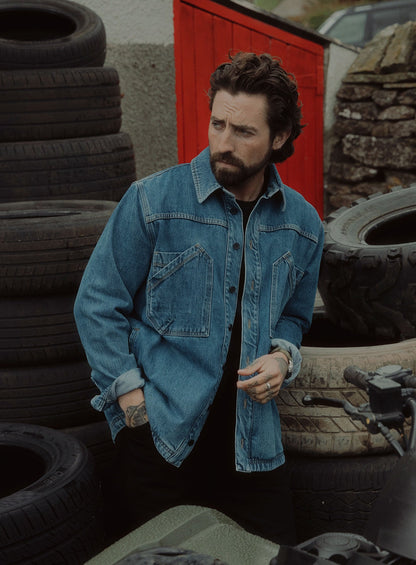 DISSIDENT DENIM OVERSHIRT