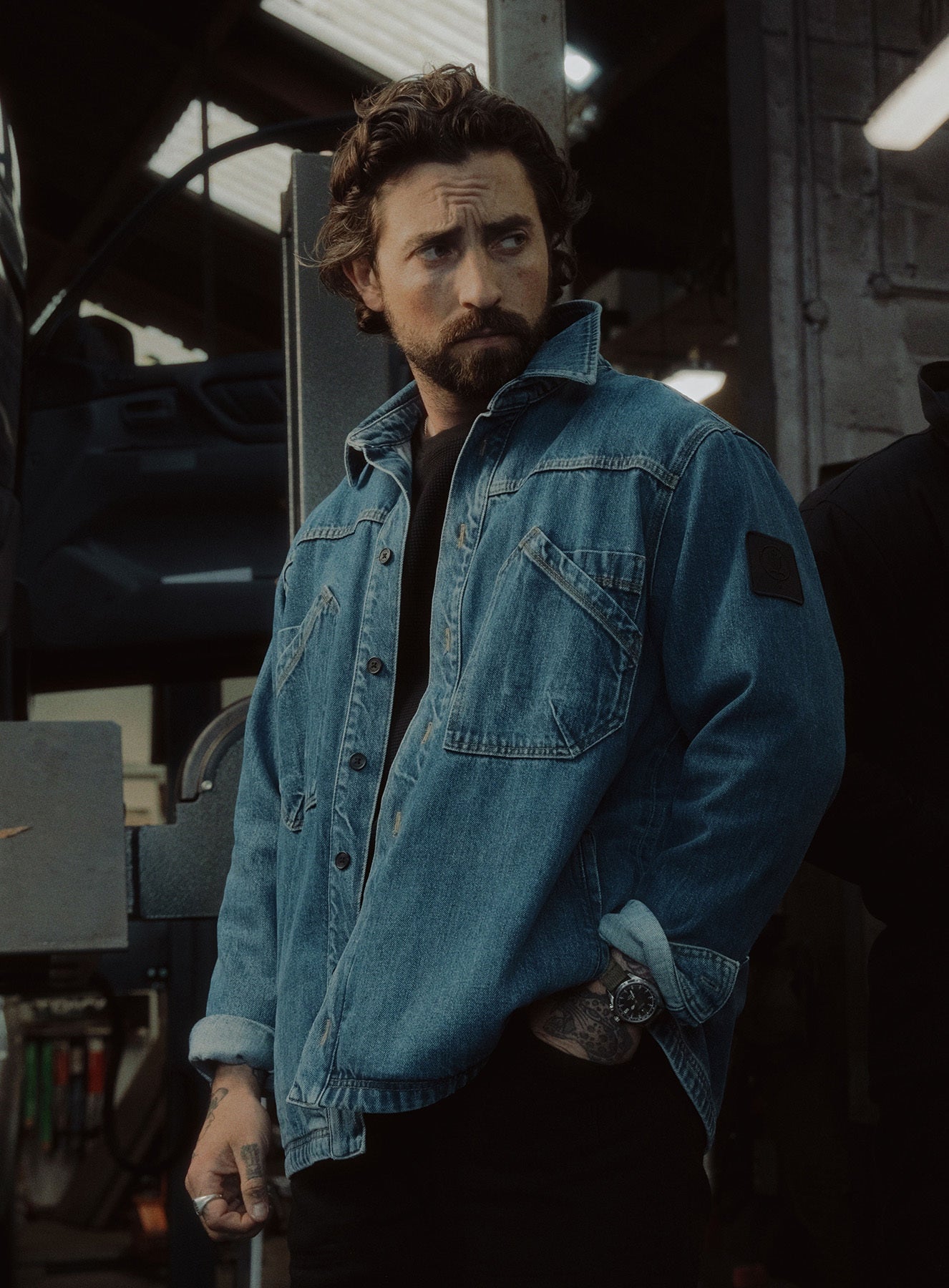 DISSIDENT DENIM OVERSHIRT