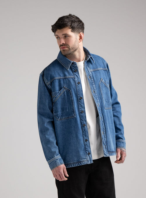DISSIDENT DENIM OVERSHIRT