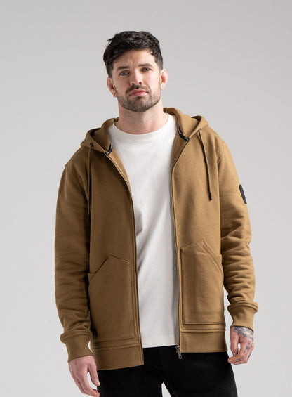 DISSIDENT ZIPPED HOODIE
