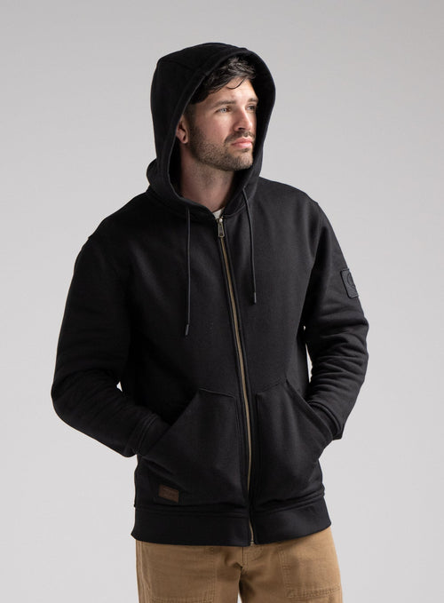 DISSIDENT ZIPPED HOODIE