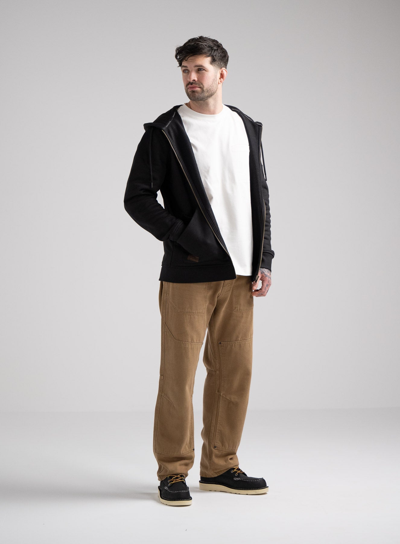 DISSIDENT ZIPPED HOODIE