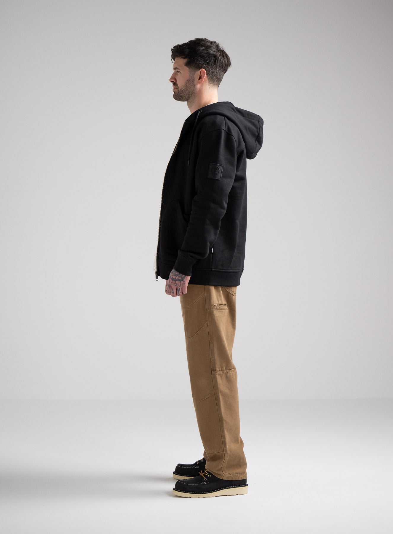 DISSIDENT ZIPPED HOODIE