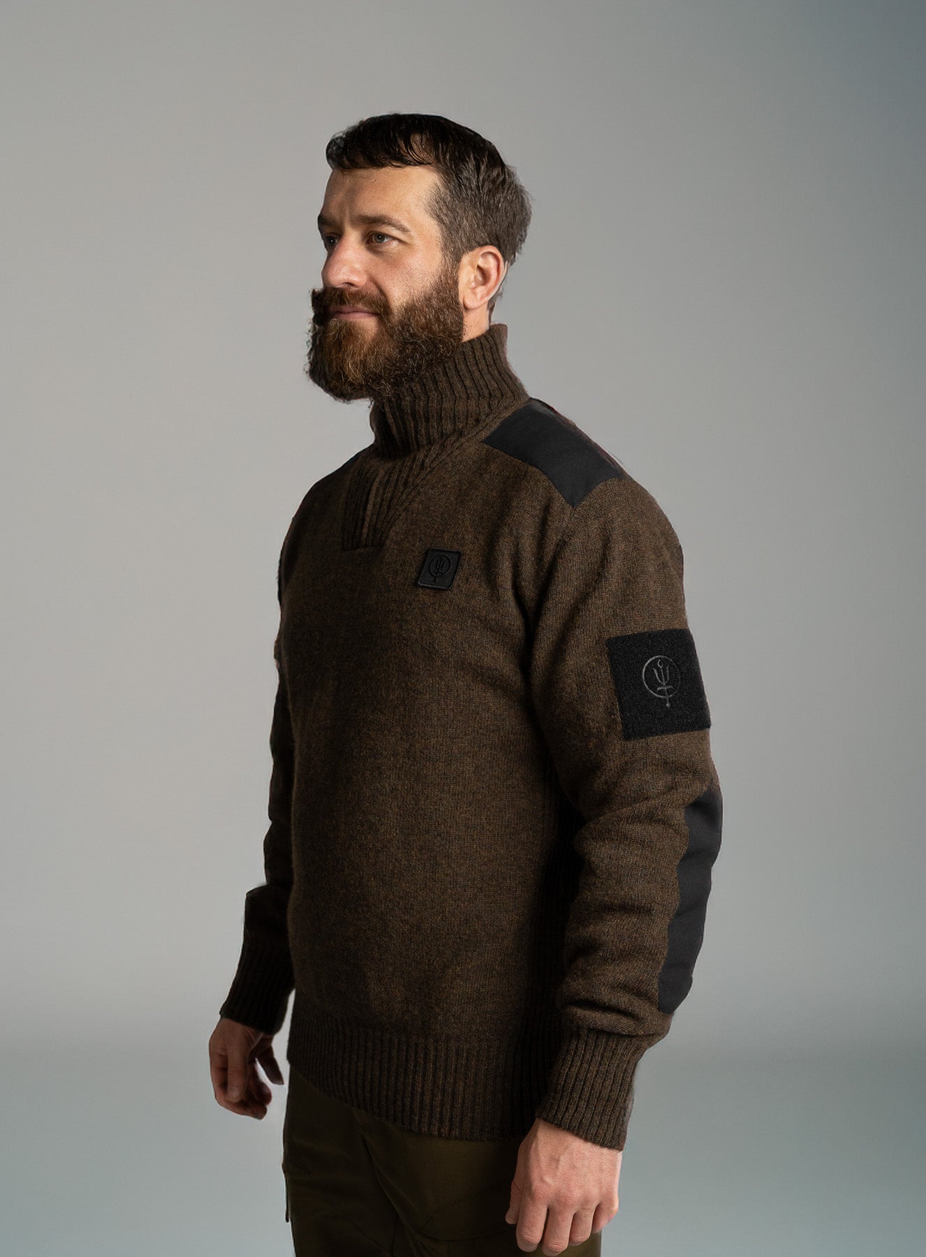 HERITECH FUNNEL NECK JUMPER