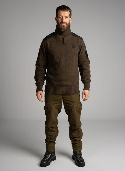 HERITECH FUNNEL NECK JUMPER