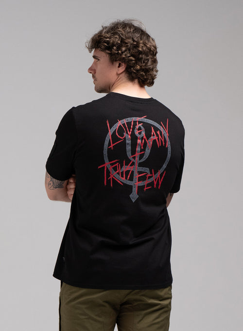 INSIGNIA T-SHIRT - LOVE MANY TRUST FEW