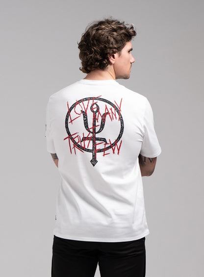 INSIGNIA T-SHIRT - LOVE MANY TRUST FEW
