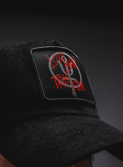 NEW ERA 9FORTY CORD TRUCKER LOVE MANY TRUST FEW