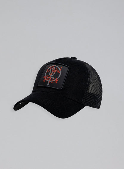 NEW ERA 9FORTY CORD TRUCKER LOVE MANY TRUST FEW