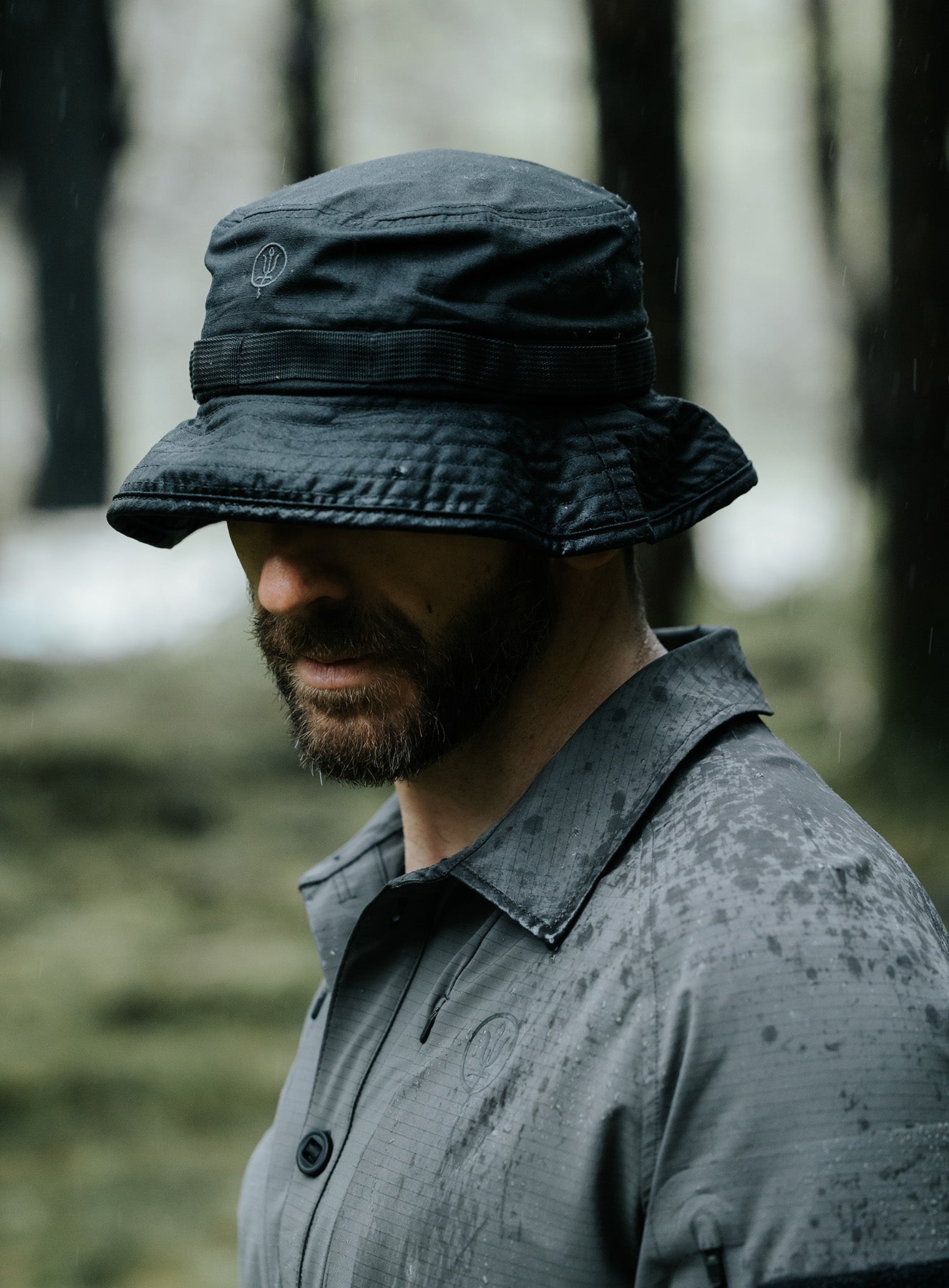 PATROL BUCKET HAT - OBSIDIAN BLACK
